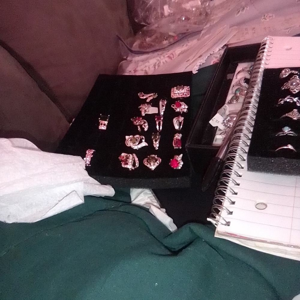 Ruby Red rings different sizes